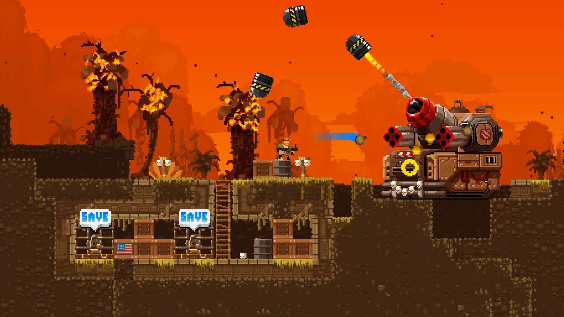 Broforce, run and gun cooperativo local