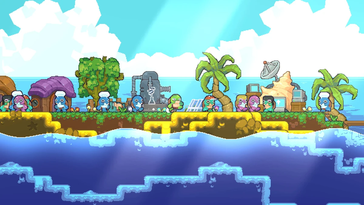 Shelldiver, incremental cozy con una tortuga y medusas