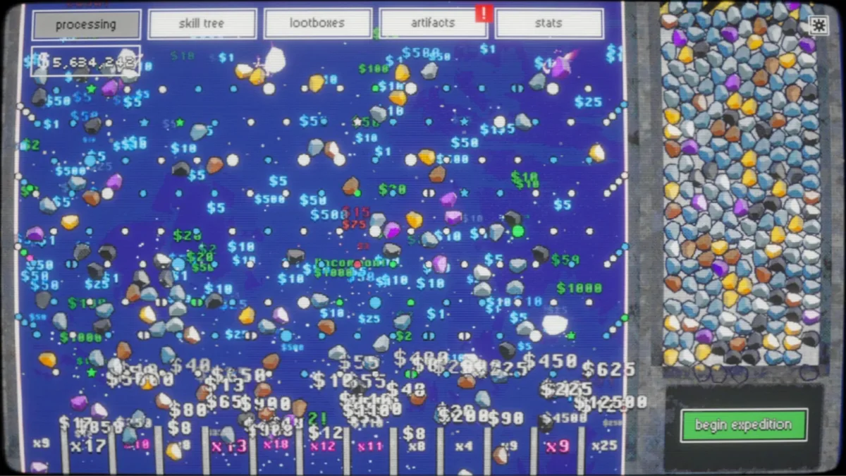Space Rock Breaker, asteroides y máquina Plinko en el espacio