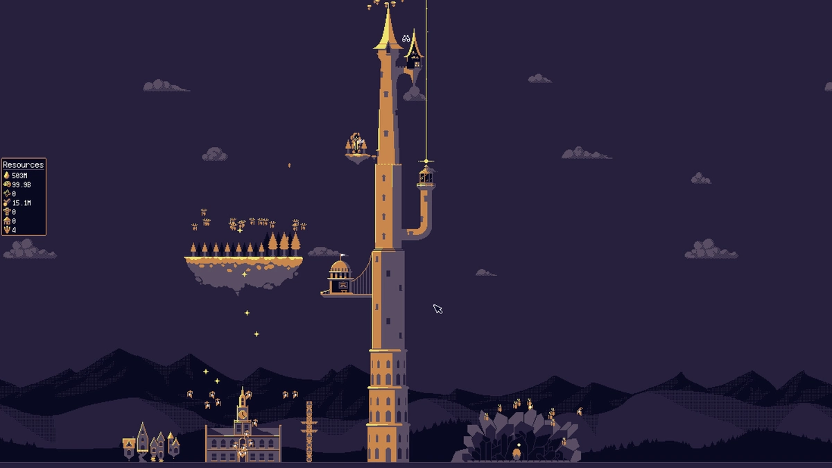 Tower Wizard, torre de mago incremental con prestigio