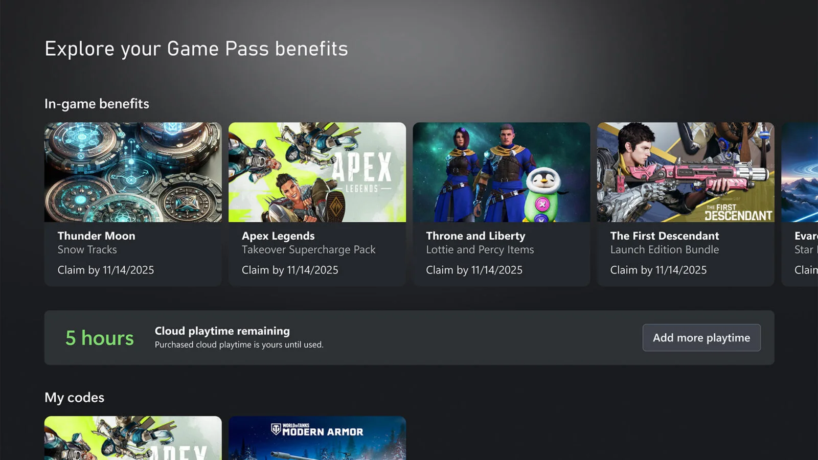 Mando de Xbox sobre un fondo verde con el texto Cloud Playtime Hours